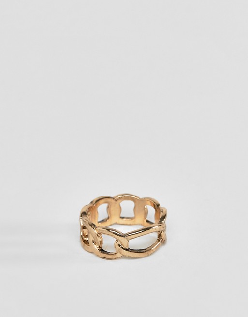 WFTW Chain Ring In Gold