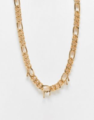 WFTW chunky drip chain in gold