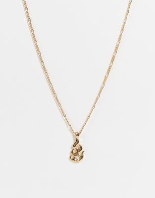 Collana Uomo Con Ciondolo Lama Rasoio 3D - Acciaio Inox, Lunghezza 24 Pollici