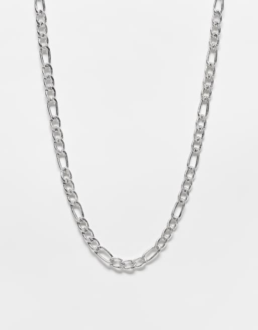 WFTW - Collana con catena figaro da 3 mm argento