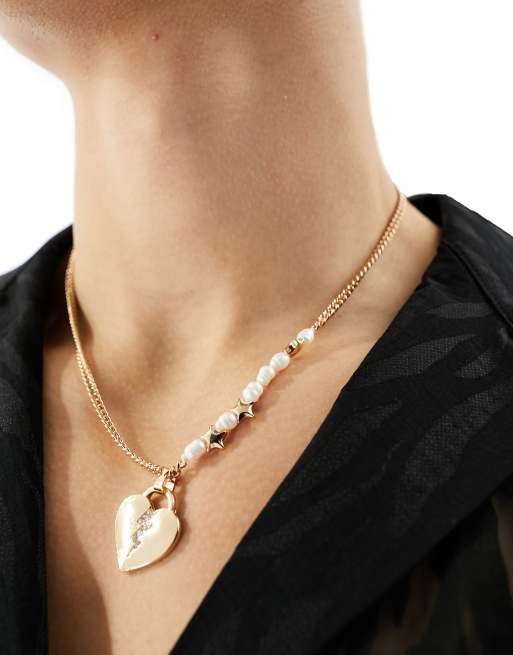 WFTW - Electric Heartbreak - Ketting met hanger in goud , 4 van 4