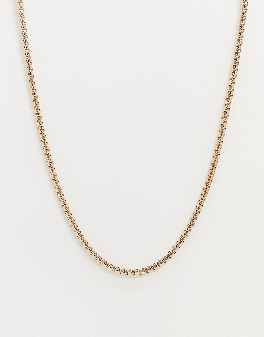 WFTW - Guld halskæde i 5mm rund æske