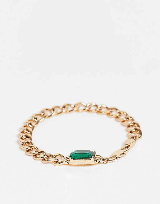 Jewellery WFTW palacio stone bracelet in gold 