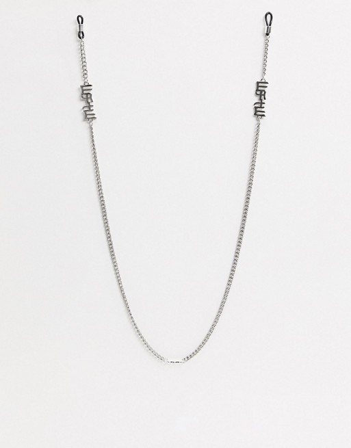 WFTW sunglasses chain in silver