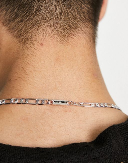 Nike Swoosh Silver Necklace