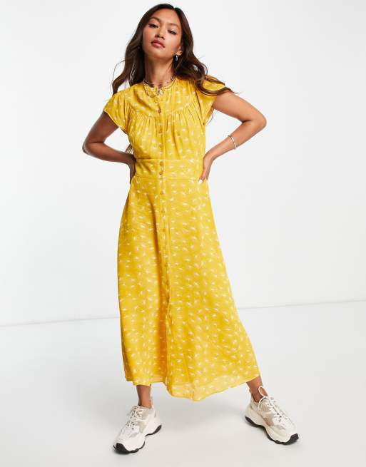 Whistles dandelion print store shirt dress