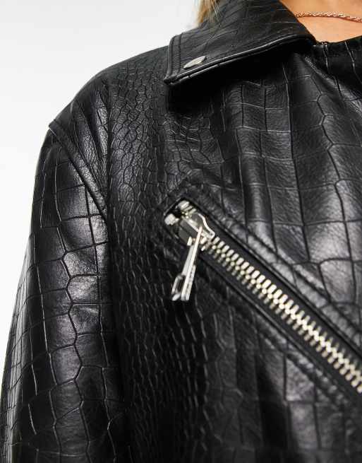 River island cheap cato leather jacket