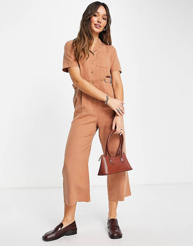 Whistles - amee relaxed jumpsuit in orange