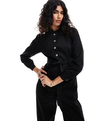 Whistles Andrea jumpsuit in black Sale