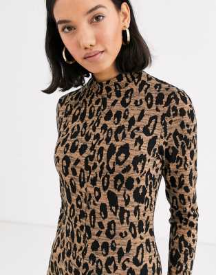 whistles animal jersey dress