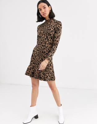 whistles animal jersey dress