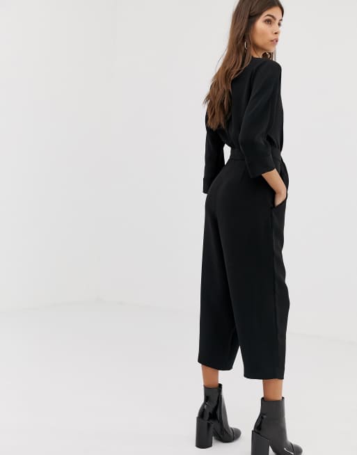 Whistles utility hot sale crepe jumpsuit