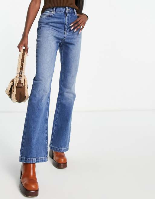 Whistles authentic high waist flared jeans in blue