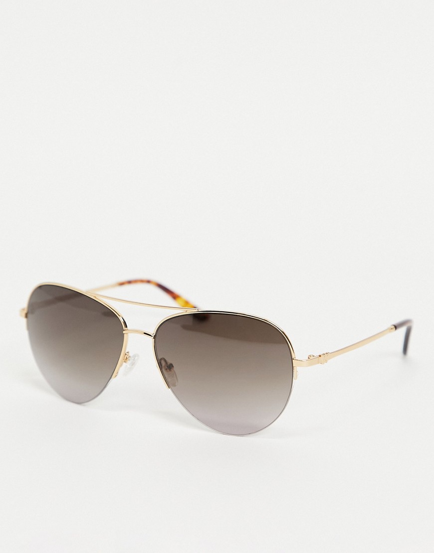 Whistles aviator style sunglasses-Gold