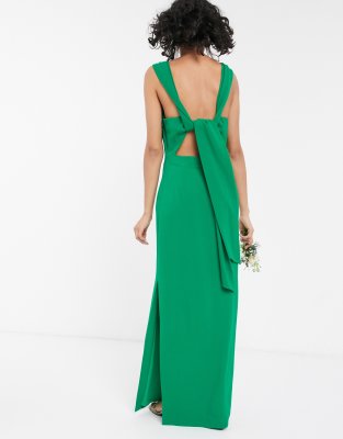 whistles tie back maxi dress