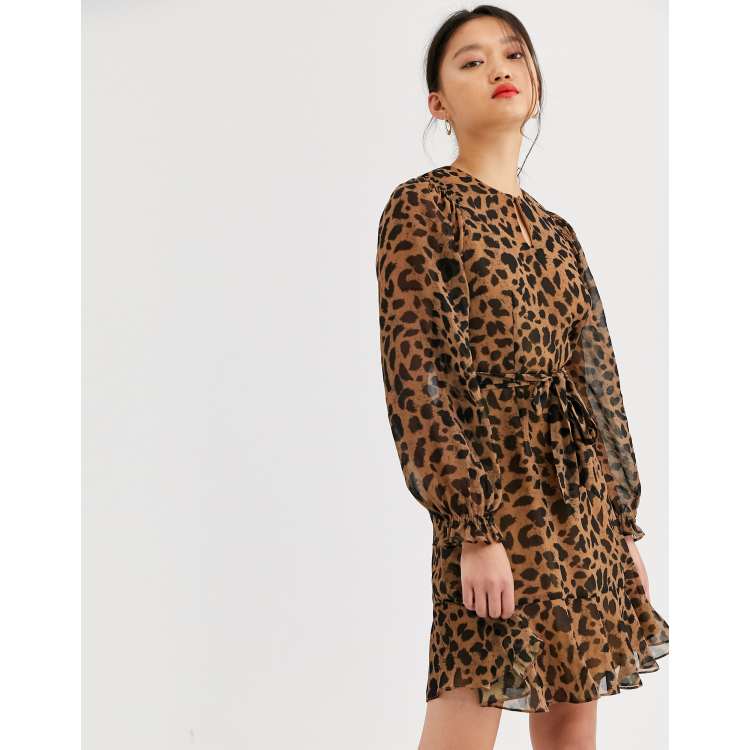 Brushed cheetah shop maxi dress