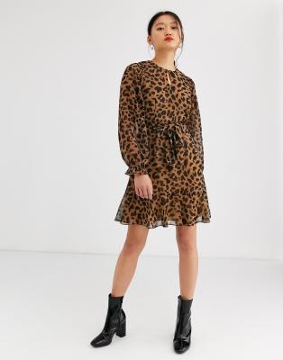 mini cheetah dress