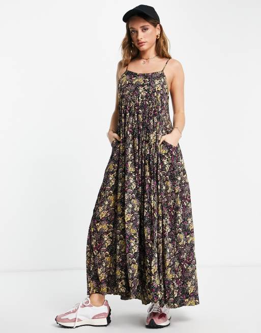 Whistles Carmen batik print maxi dress in multi ASOS