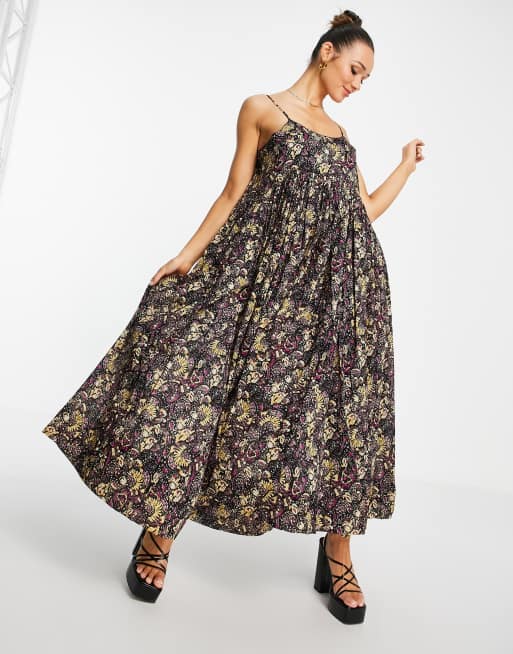 Whistles - Carmen - Vestito lungo in stampa batik multicolore