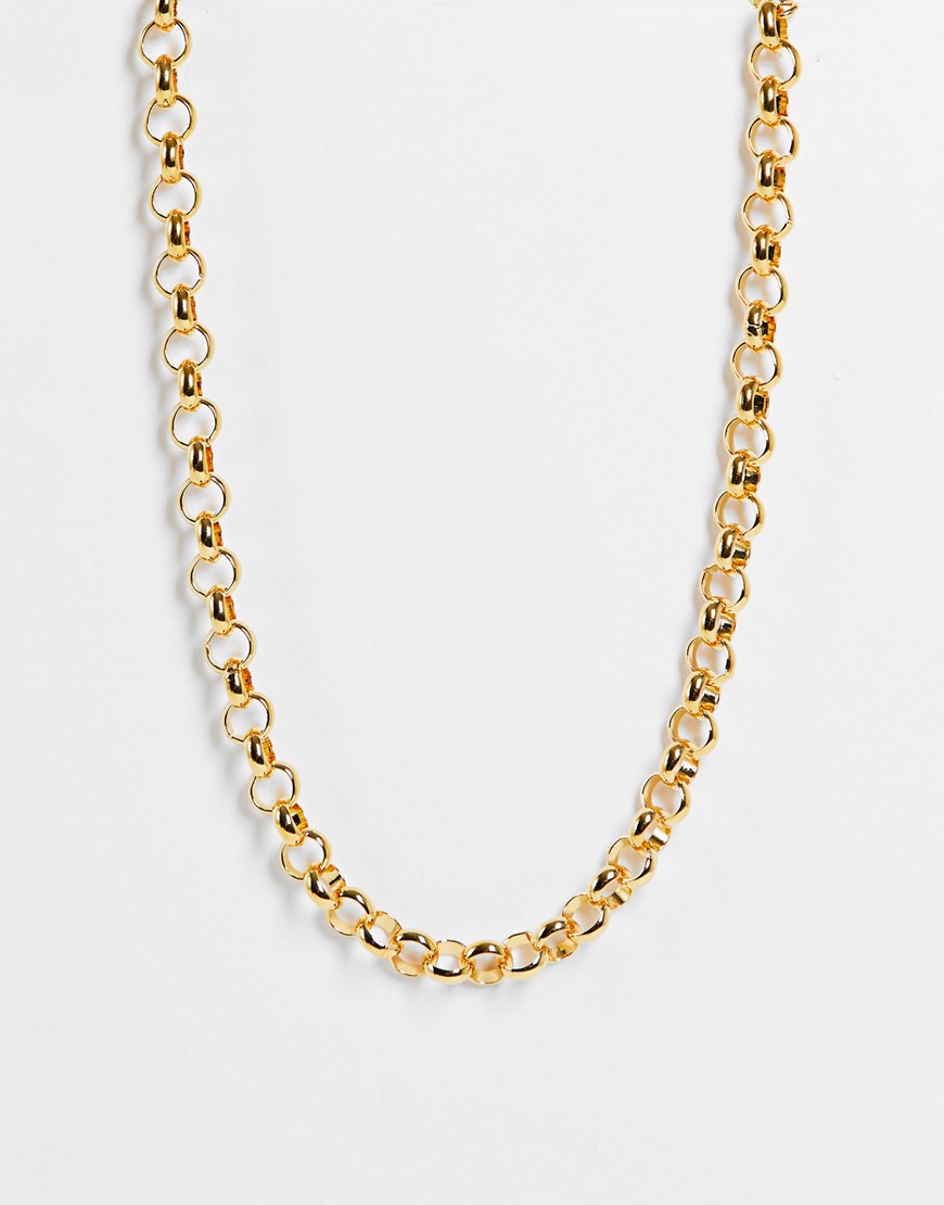 Whistles chunky chain necklace in gold