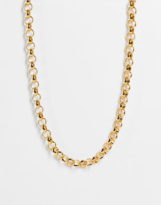 Whistles - Collana a catenina spessa color oro