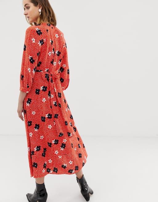 Confetti floral store shirt dress