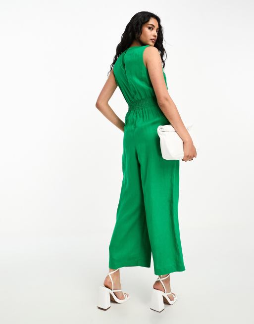 Green store colour jumpsuit