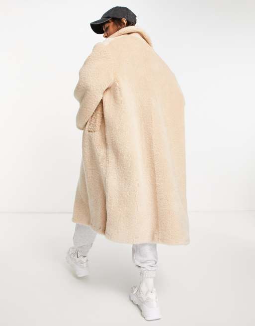 Tan Erika Teddy Coat, WHISTLES