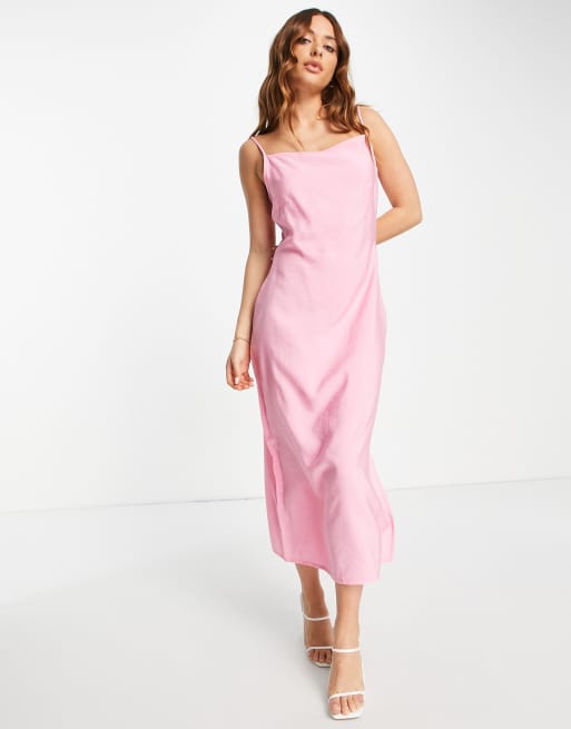 Whistles - Easy - Cami-midikjole i lyserød