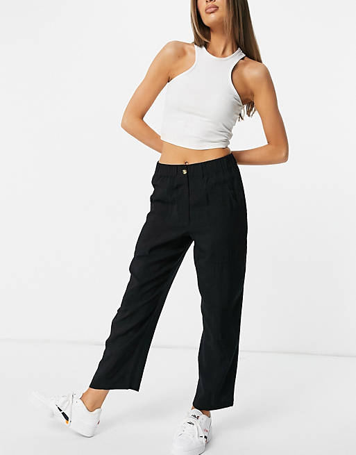 Whistles easy casual trouser in black