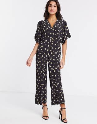whistles edelweiss button jumpsuit
