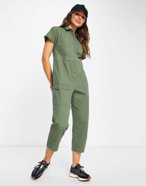 Utility jumpsuit sale green