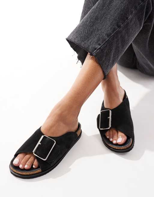 Whistles Ellery buckle slide in black