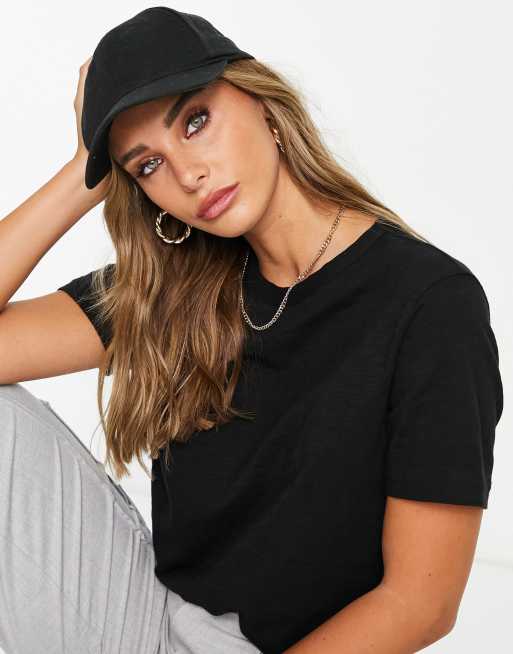 Whistles - Emily - T-shirt a maniche corte in cotone nero