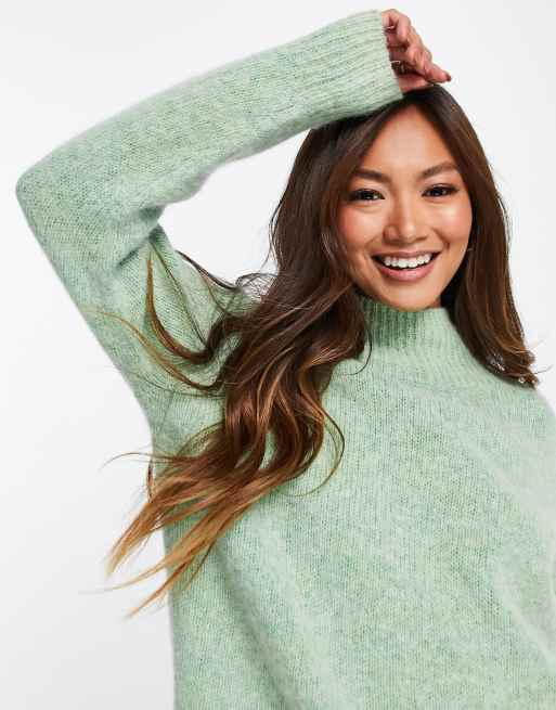 Whistles – Erica – Strickpullover in gesprenkeltem Grün