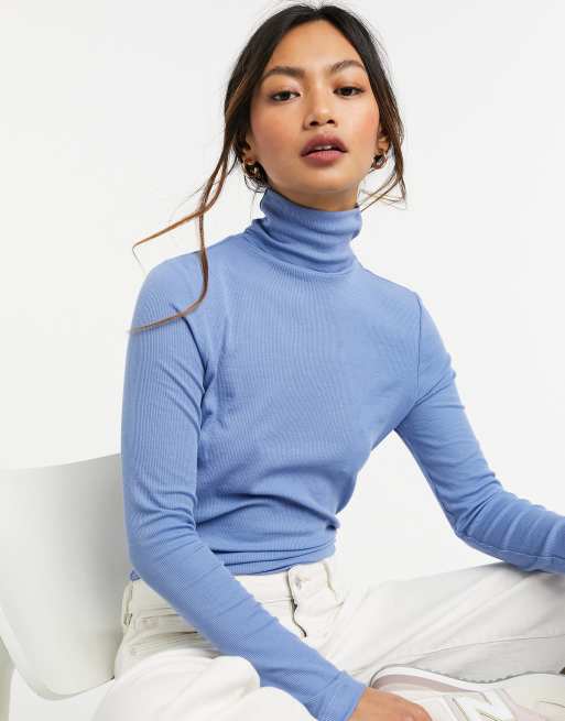 Long polo outlet neck jumper