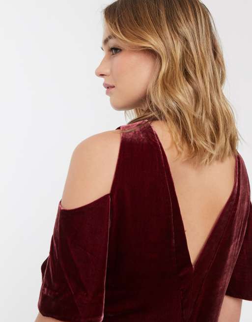 Whistles cold sale shoulder dress