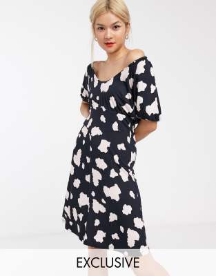 asos cow dress