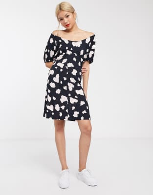 cow print mini dress