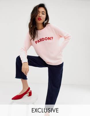 whistles slogan jumper