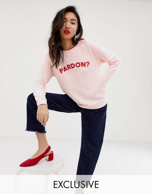 Whistles pink online sweatshirt