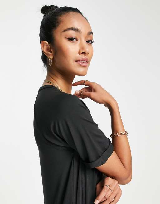 Whistles - Grå midaxi-T-shirt-kjole i jersey - Kun hos ASOS, 2 af 4