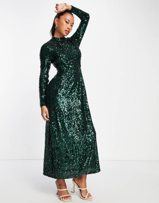 Green sequin hotsell