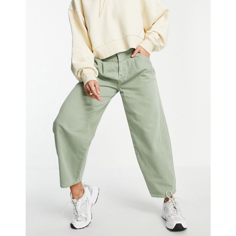 ibGlf Whistles - India - Jeans a pieghe verde pallido