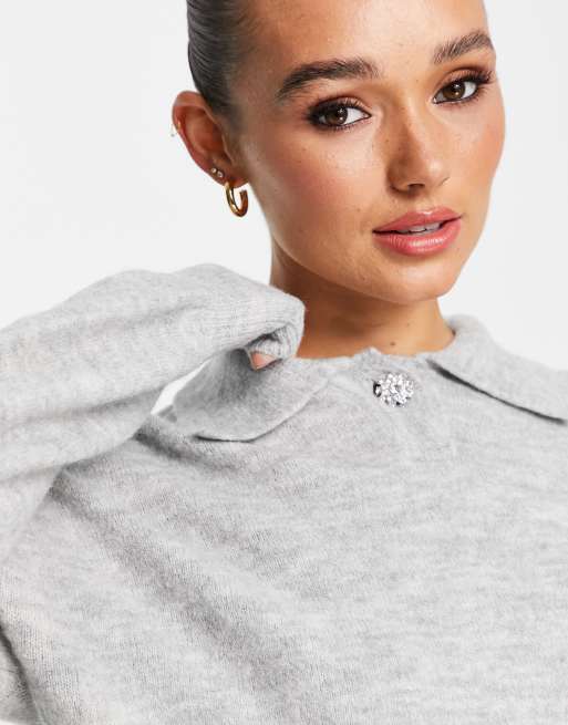 Jewel collar clearance jumper