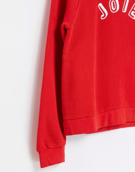 Whistles Joie logo sweatshirt in red