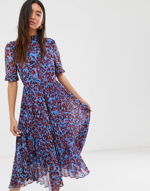 Cat Pleated Dress | ASOS