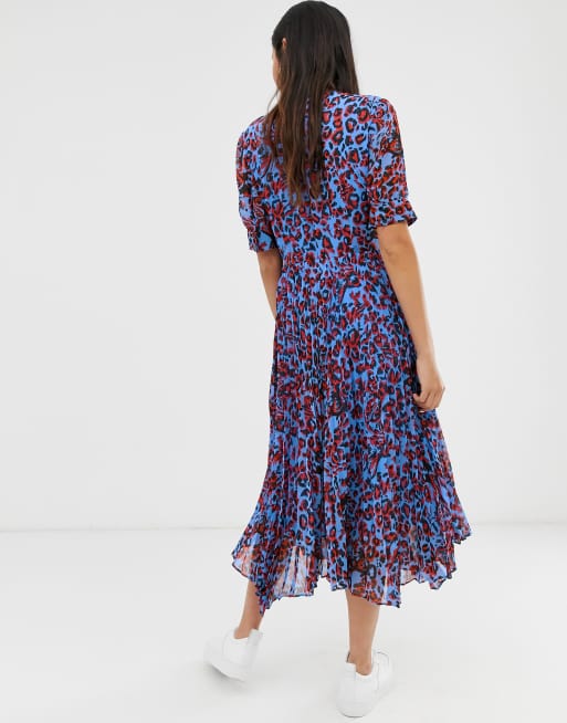 Whistles jungle shop cat print dress