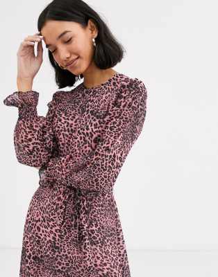 whistles jungle cat smock dress