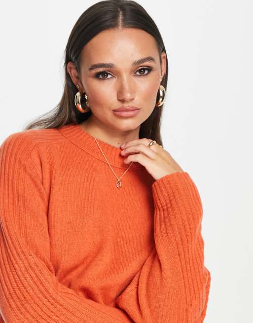 Orange Chunky Wool Cardigan, WHISTLES